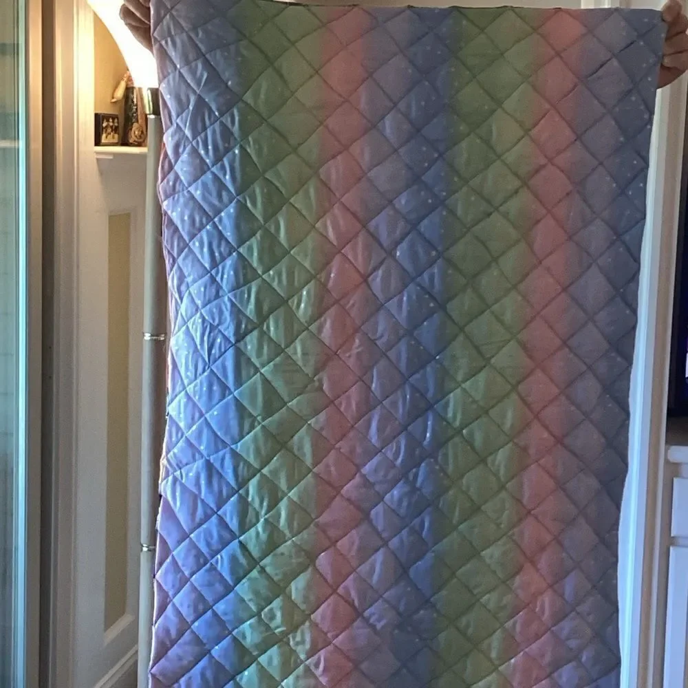 NWT. Hand Crafted Gone Fishing Quilt